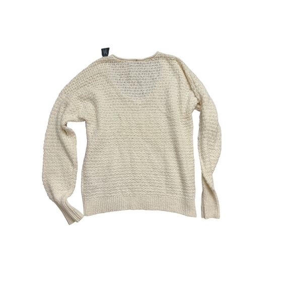 Abercrombie & Fitch Women's Knit Soft Long Sleeve Cream Sweater NWT Size Large - Picture 5 of 5